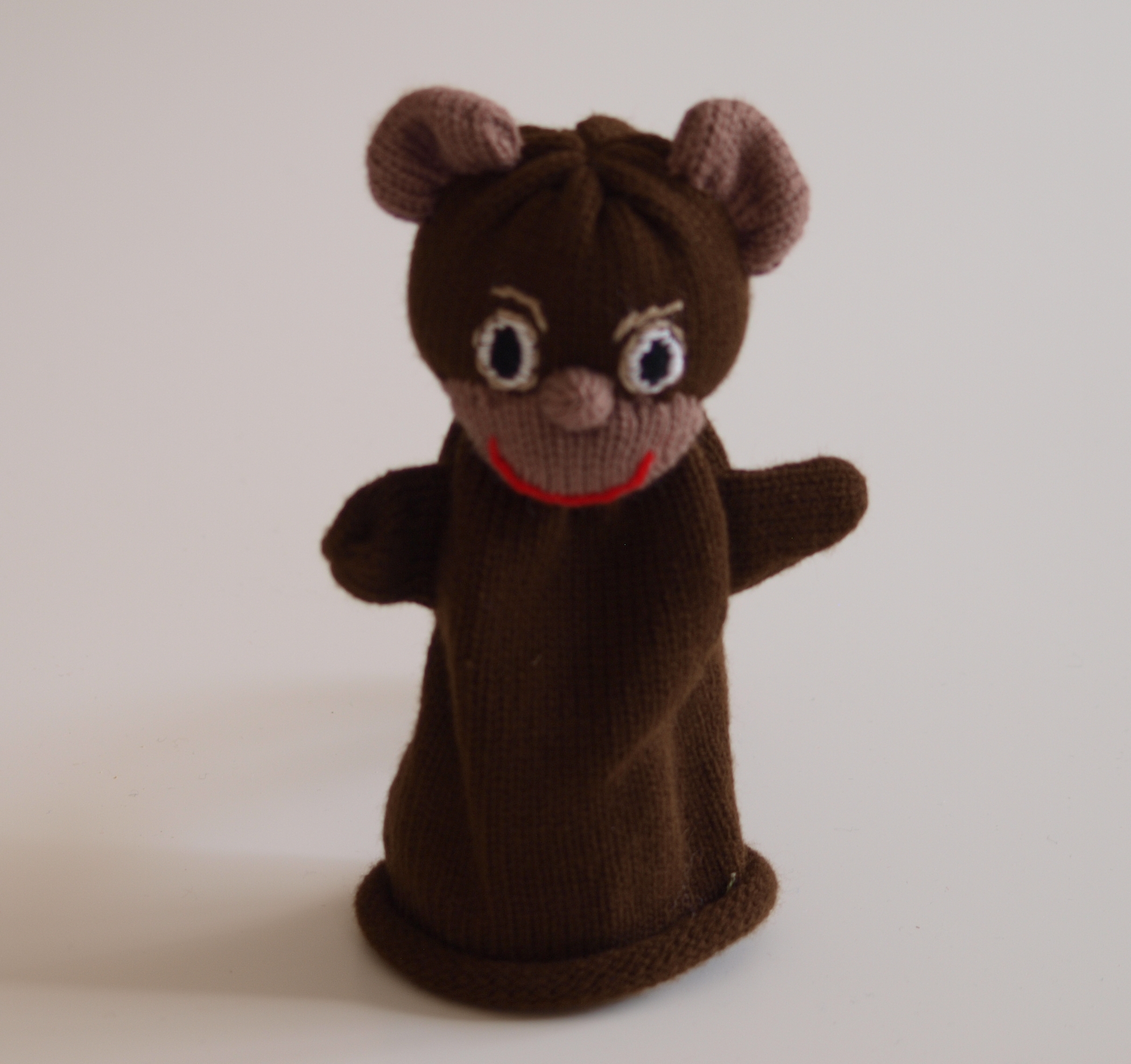 Handspielfigur Affe von vorne