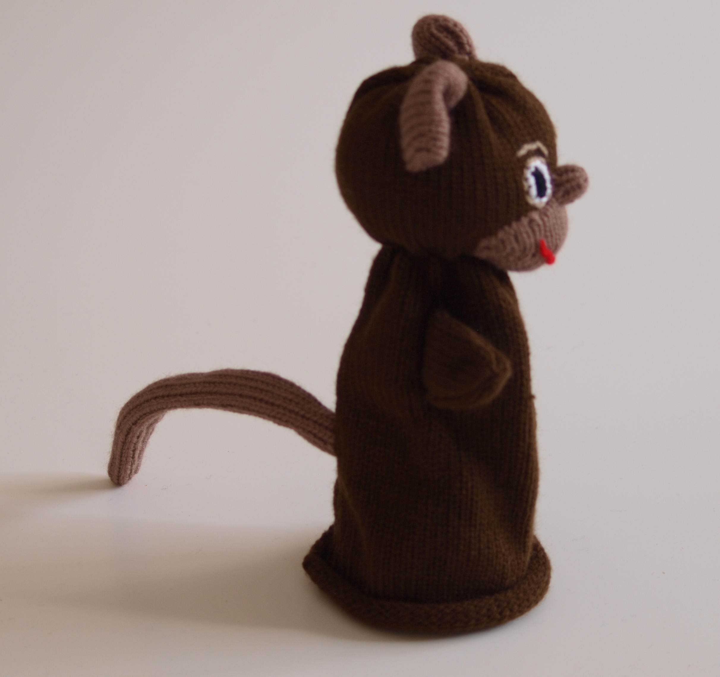 Handspielfigur Affe von rechts