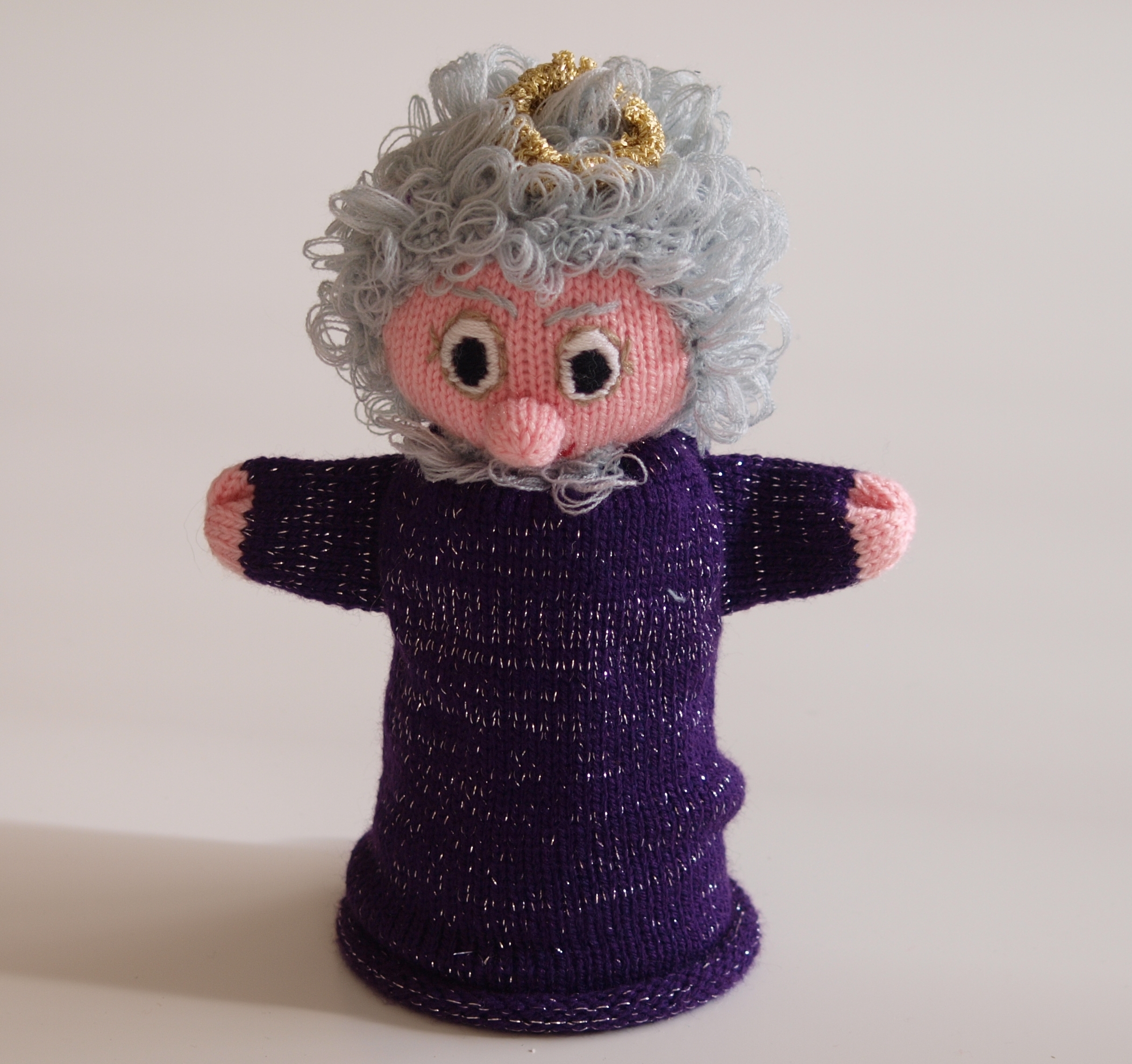 Handspielfigur König von vorne