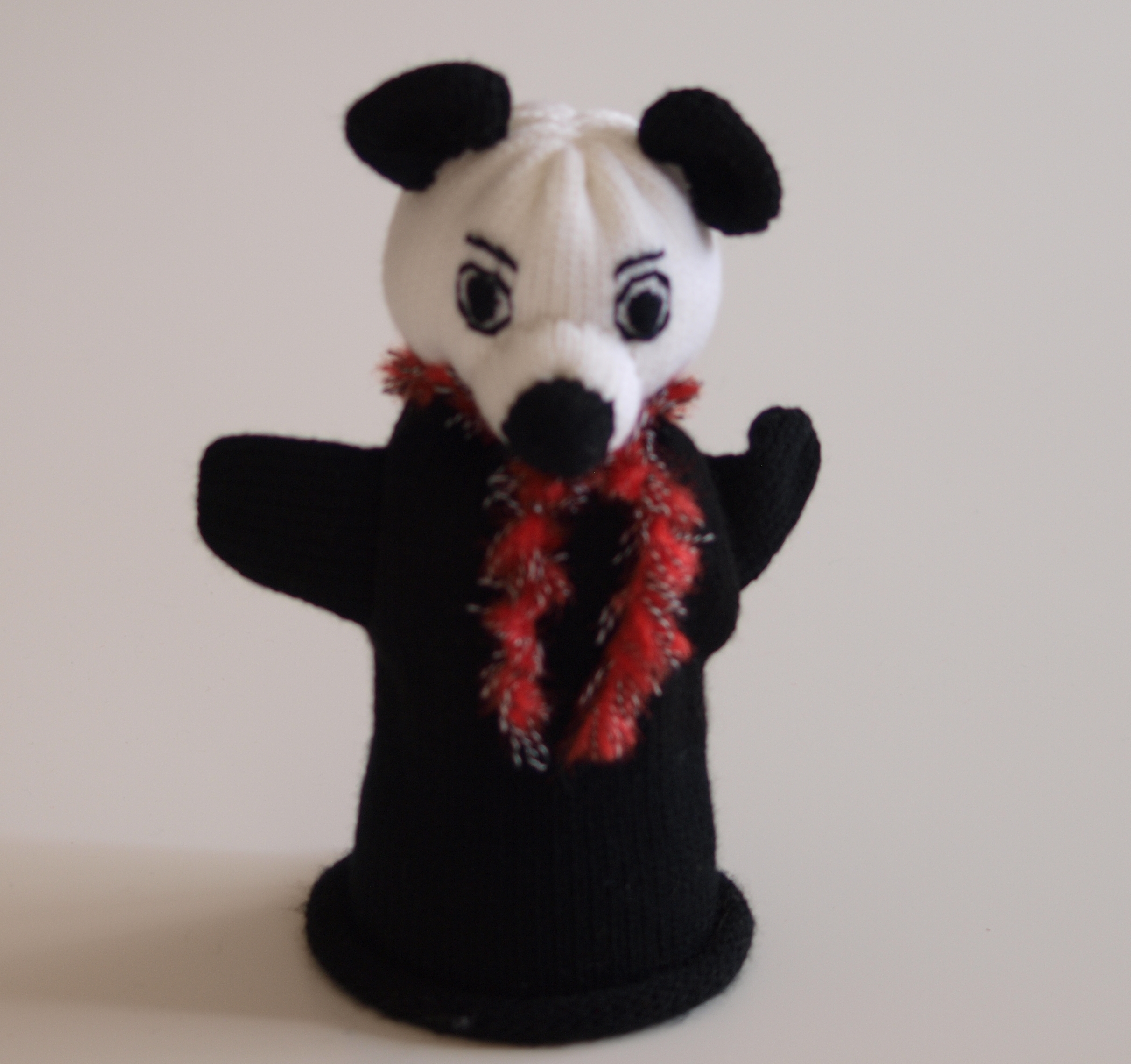 Handspielfigur Panda von vorne