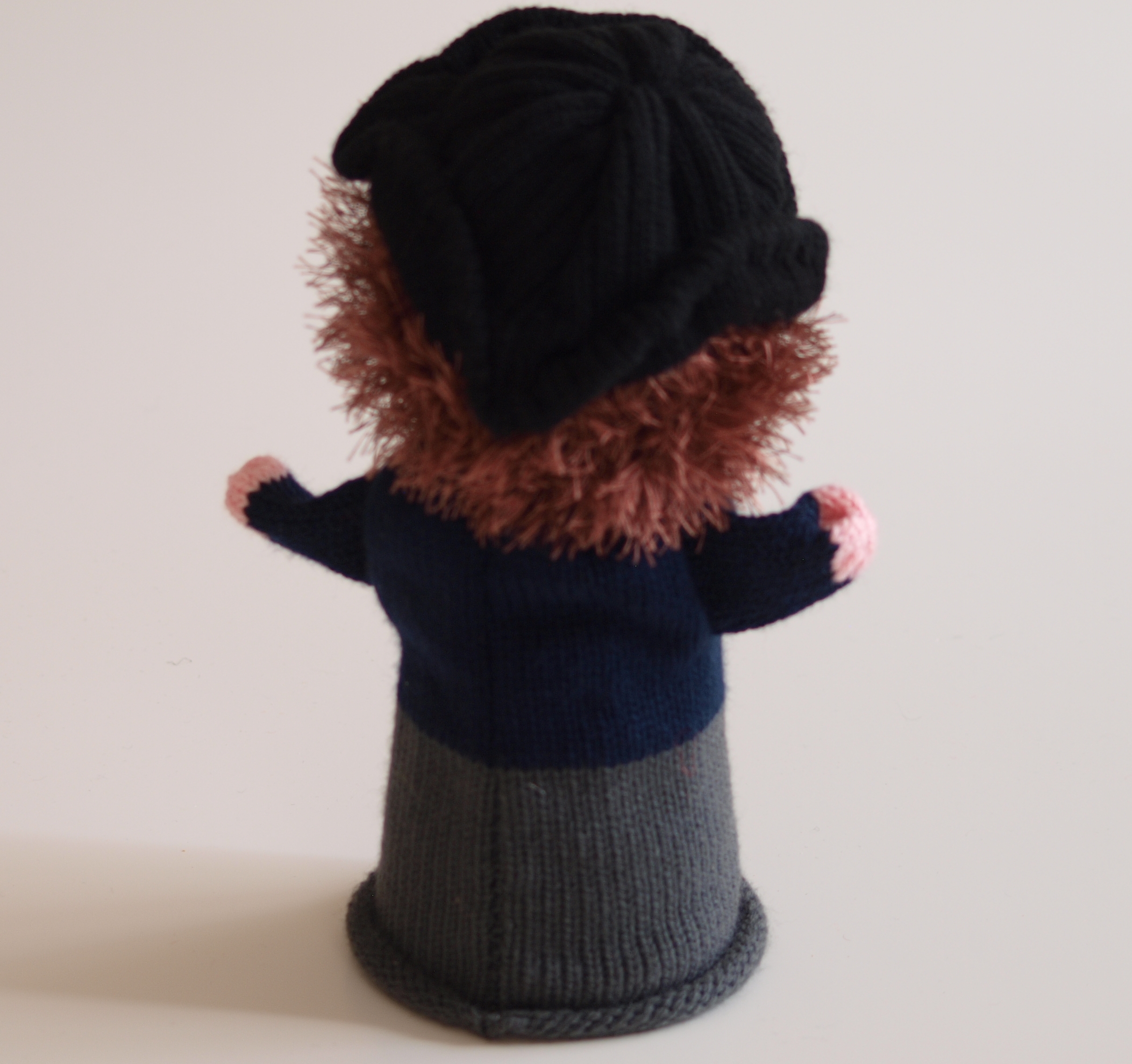 Handspielfigur Pirat von hinten