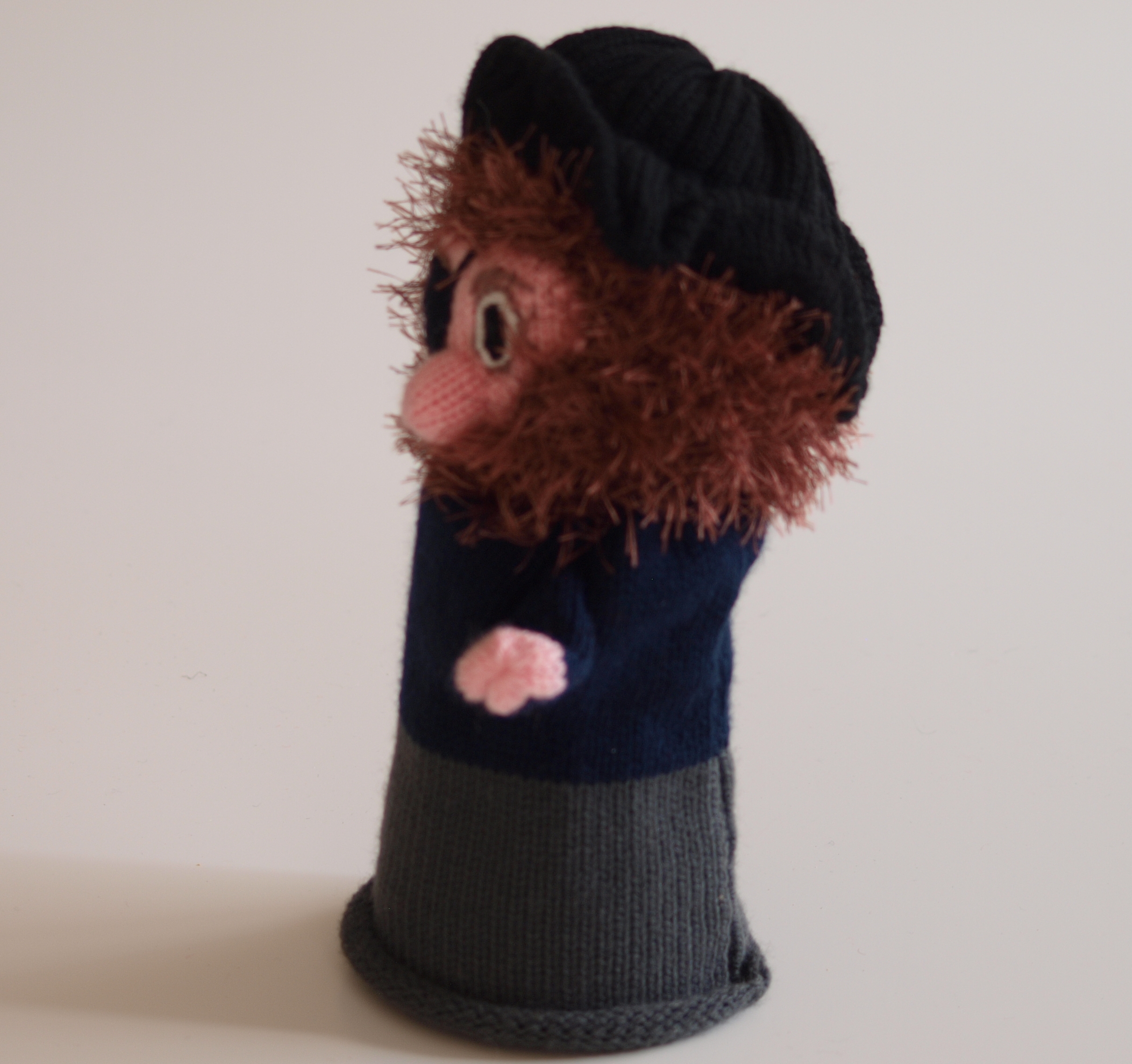 Handspielfigur Pirat von links