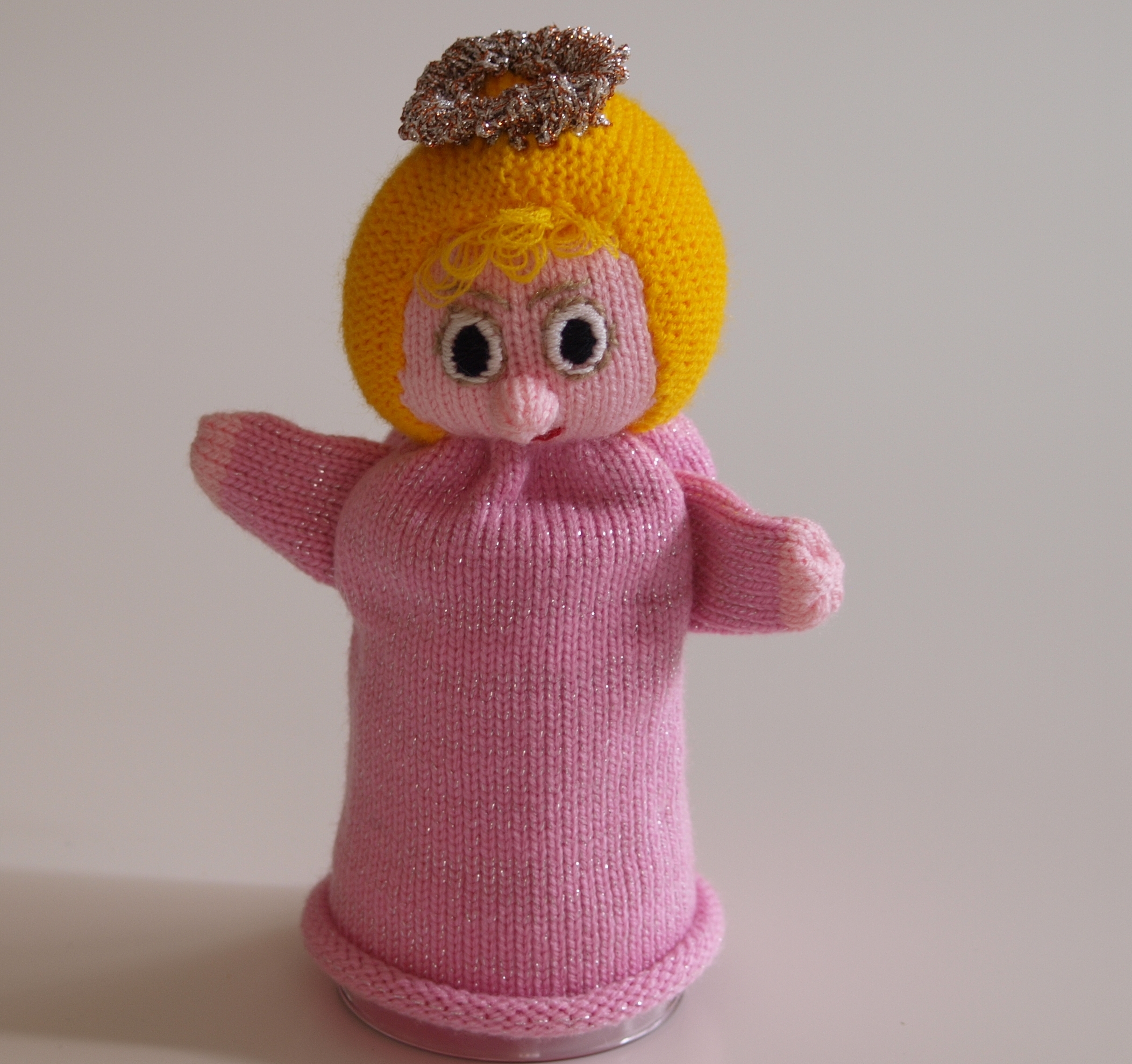 Handspielfigur Prinzessin blond von vorne