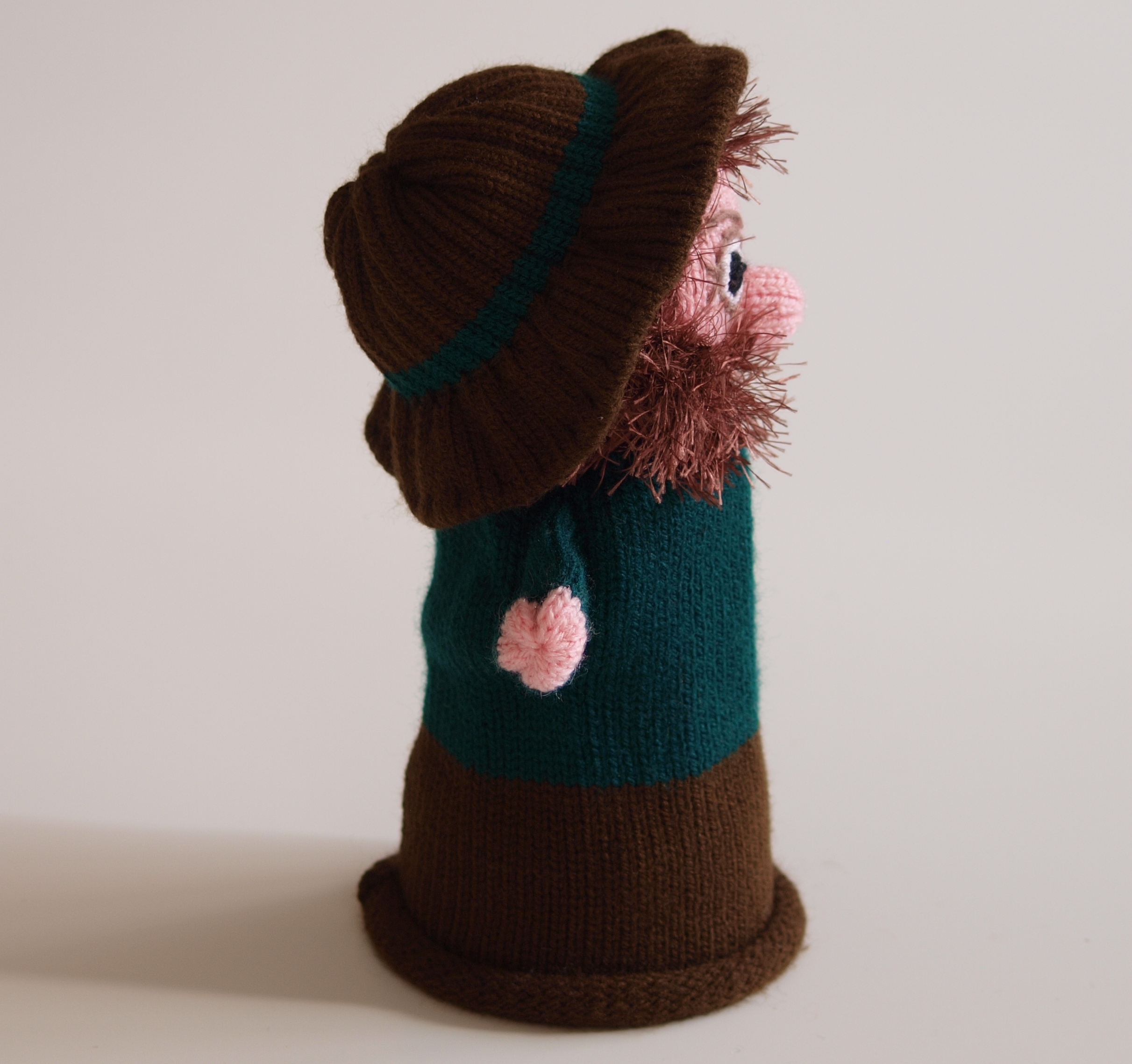 Handspielfigur Räuber von rechts