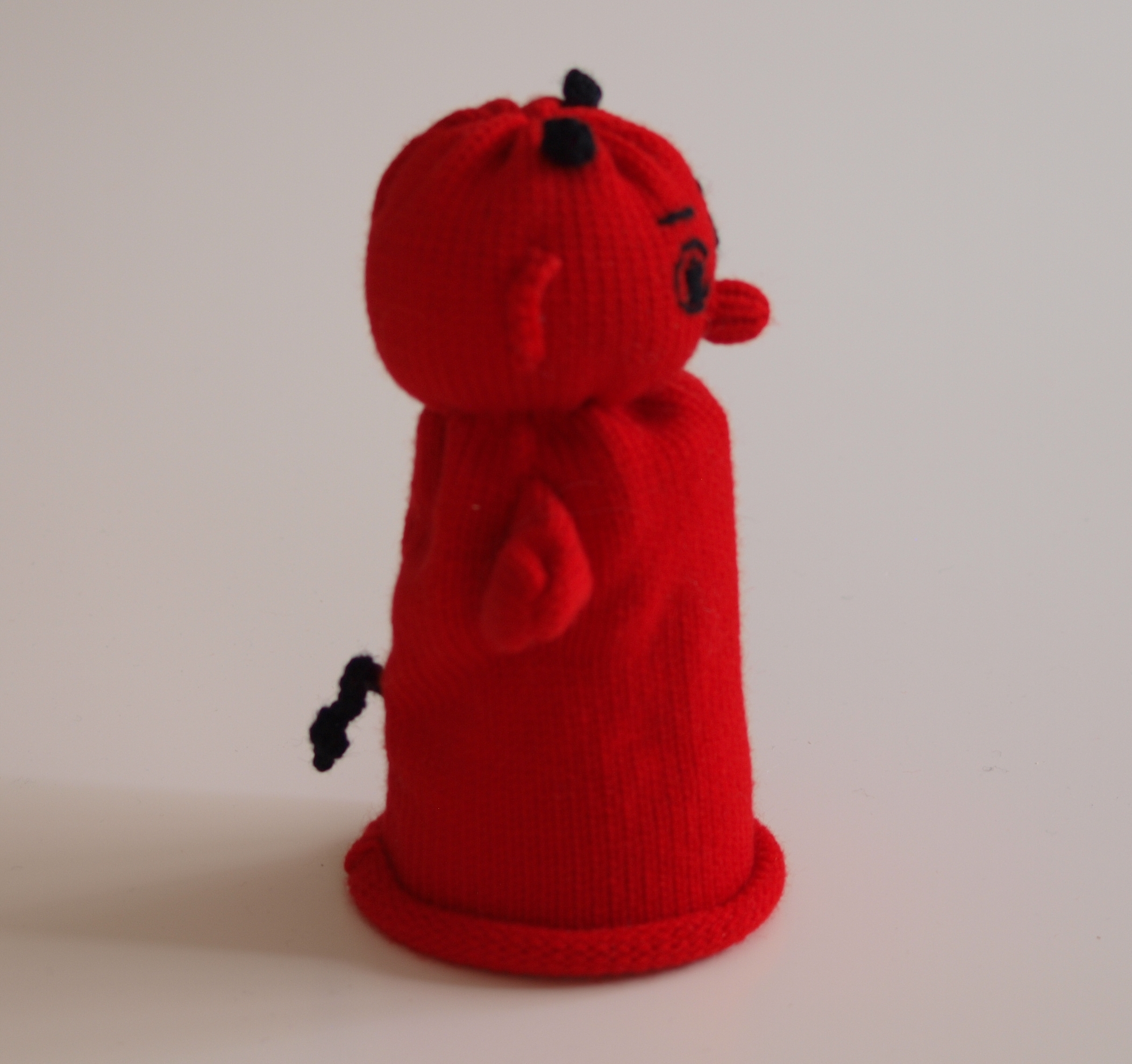 Handspielfigur Teufel von rechts