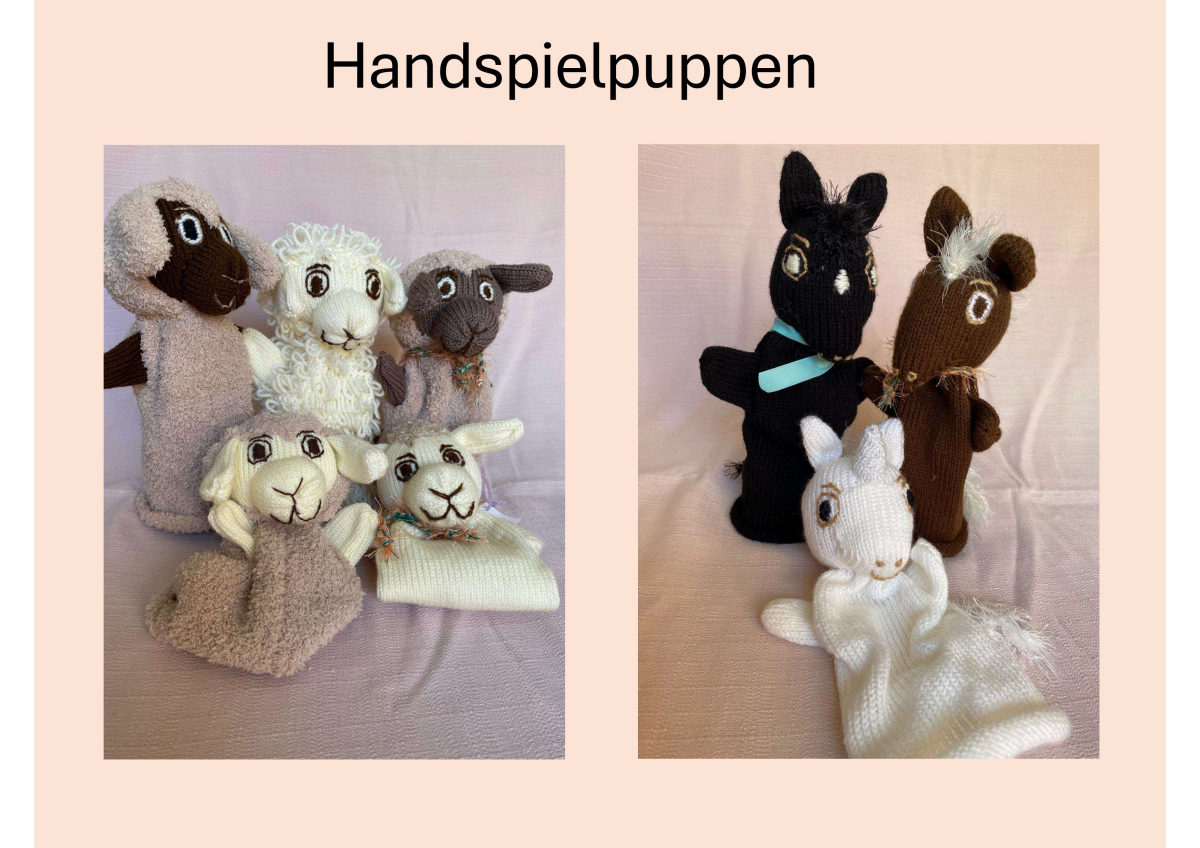 Handspielfuguren Tiere