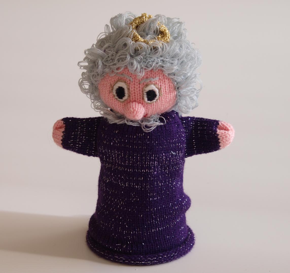 Handspielfigur König von vorne