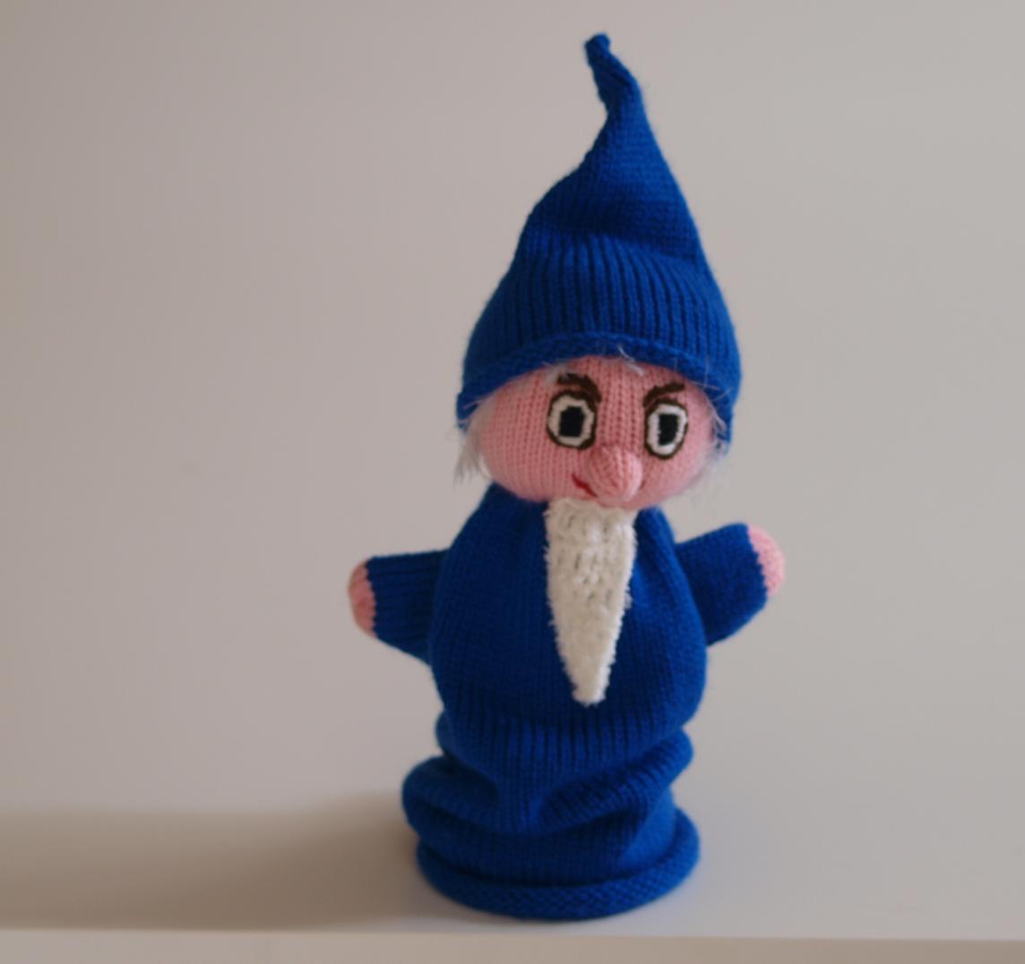 Handspielfigur Sandmann von vorne