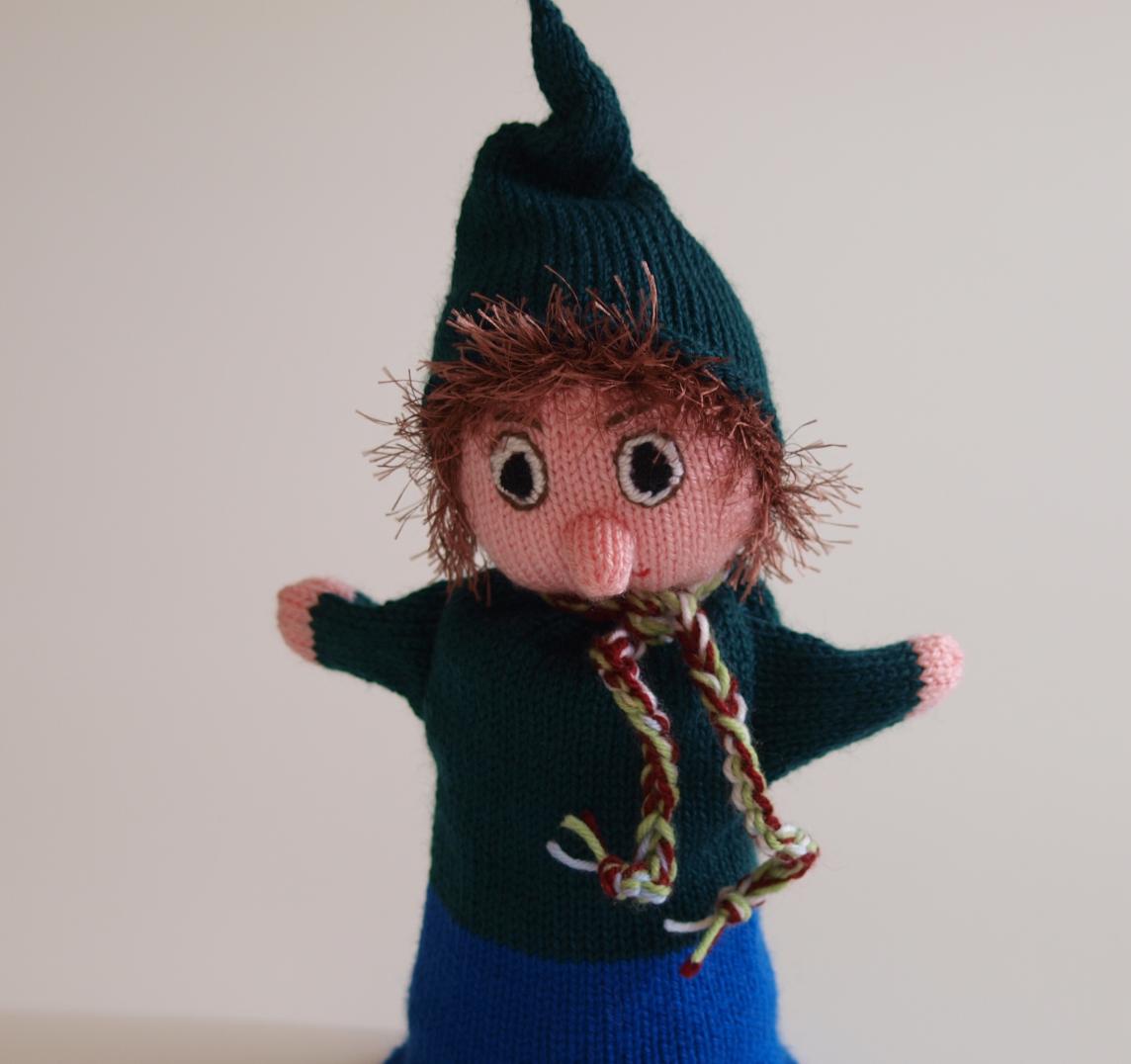 Handspielfigur Seppl von vorne