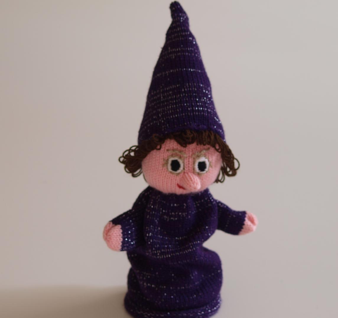 Handspielfigur Zauberer von vorne