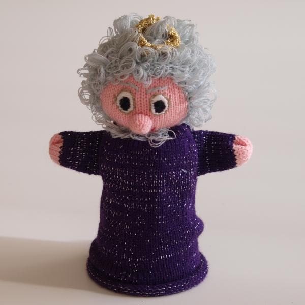 Handspielfigur König von vorne