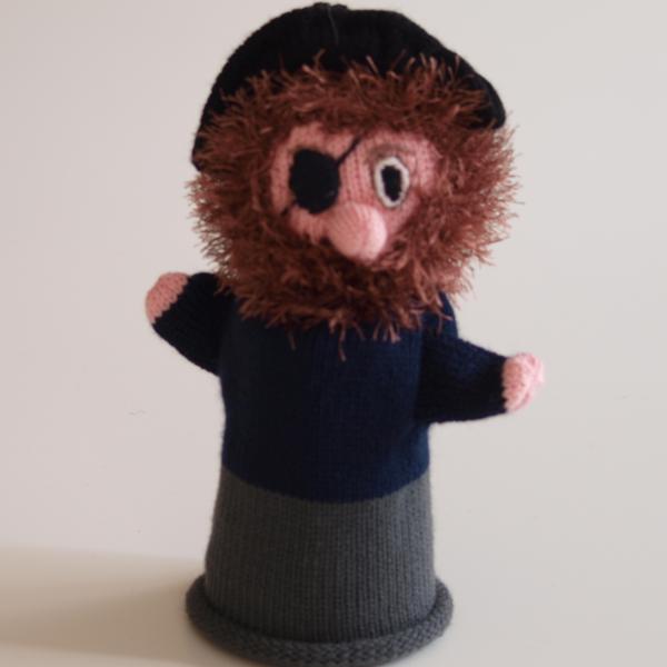 Handspielfigur Pirat von vorne