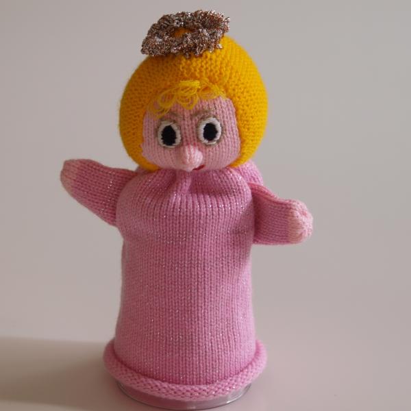 Handspielfigur Prinzessin blond von vorne