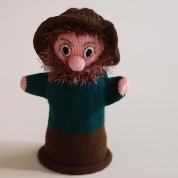 Handspielfigur Räuber von vorne