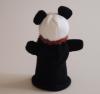 Handspielfigur Panda von hinten