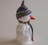 Handspielfigur Schneemann von rechts
